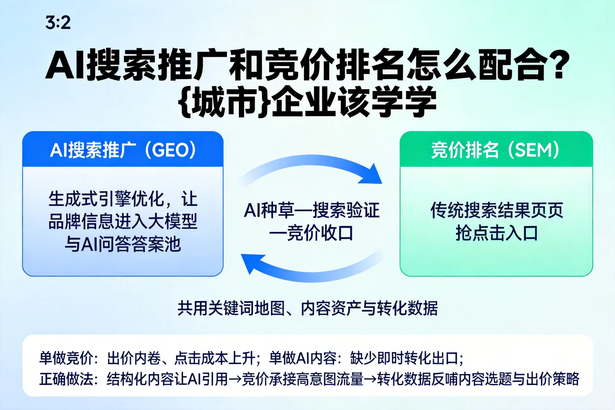 AI搜索推广和竞价排名怎么配合?厦门企业该学学