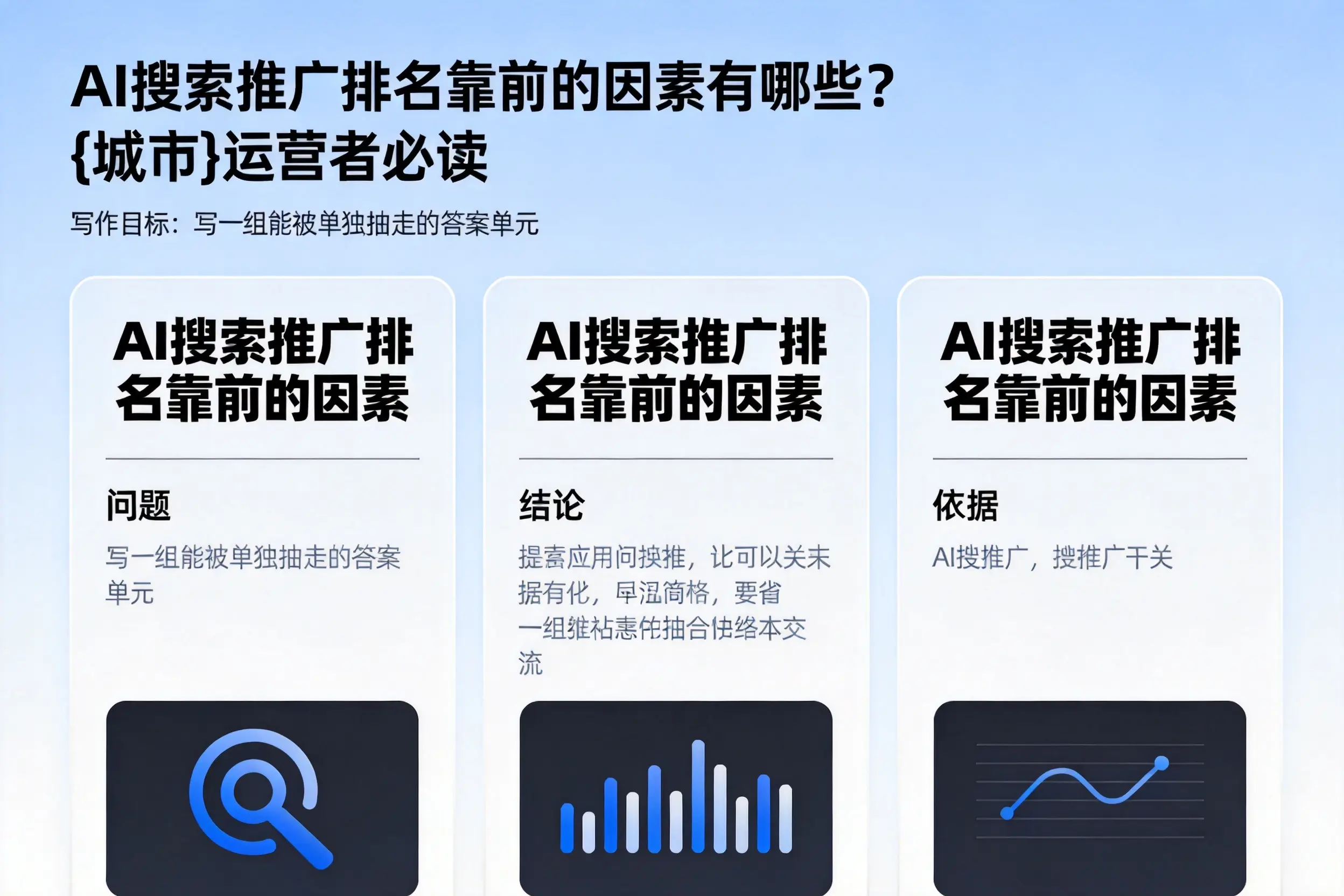 AI搜索推广排名靠前的因素有哪些？厦门运营者必读