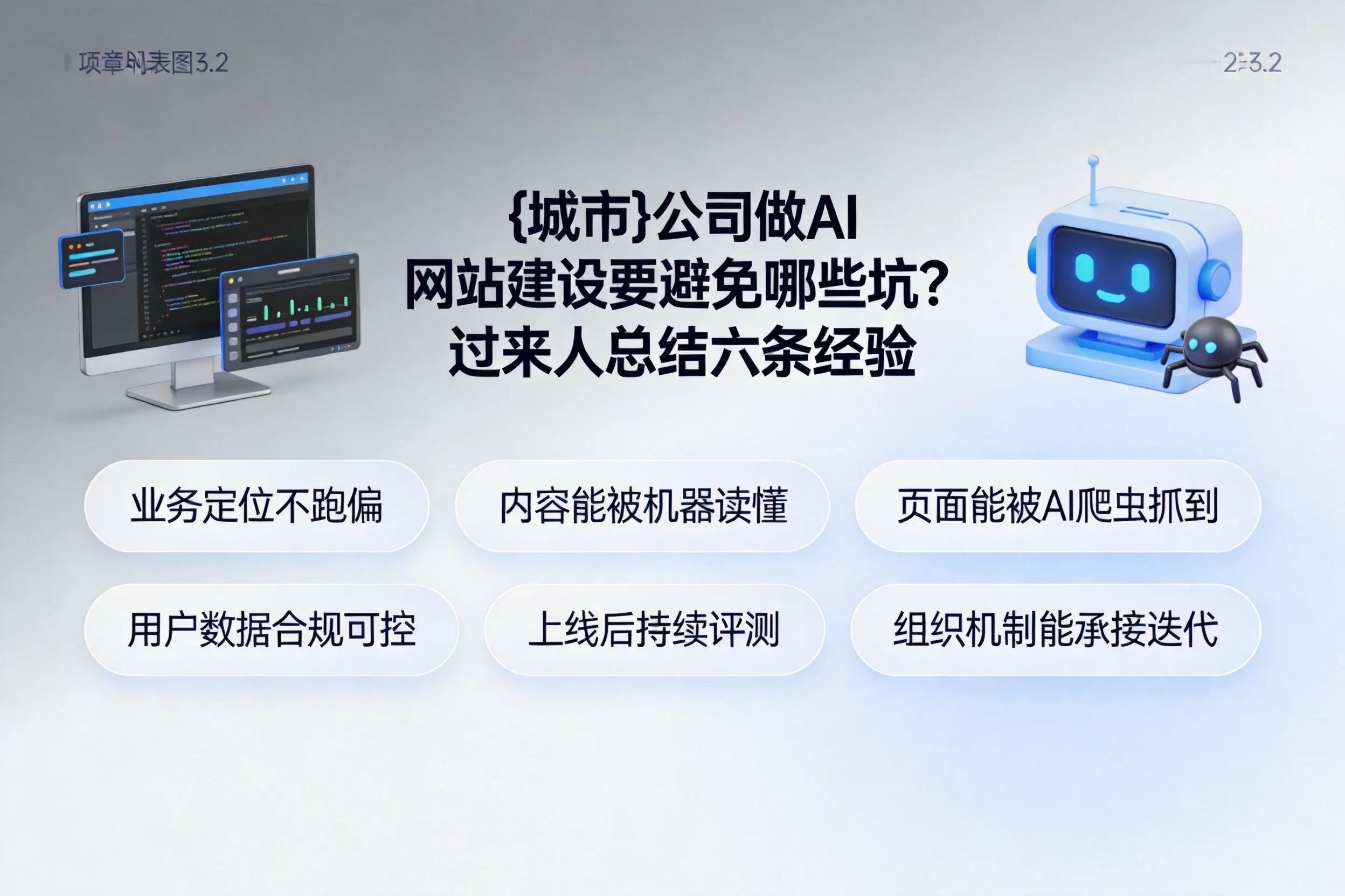 厦门公司做AI网站建设要避免哪些坑?过来人总结六条经验