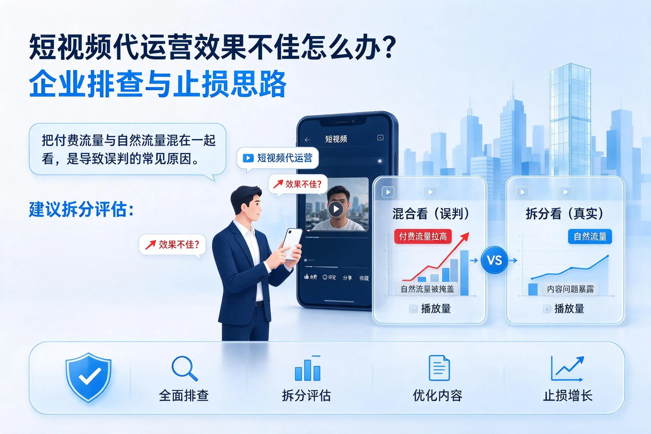 短视频代运营效果不佳怎么办?厦门企业排查与止损思路