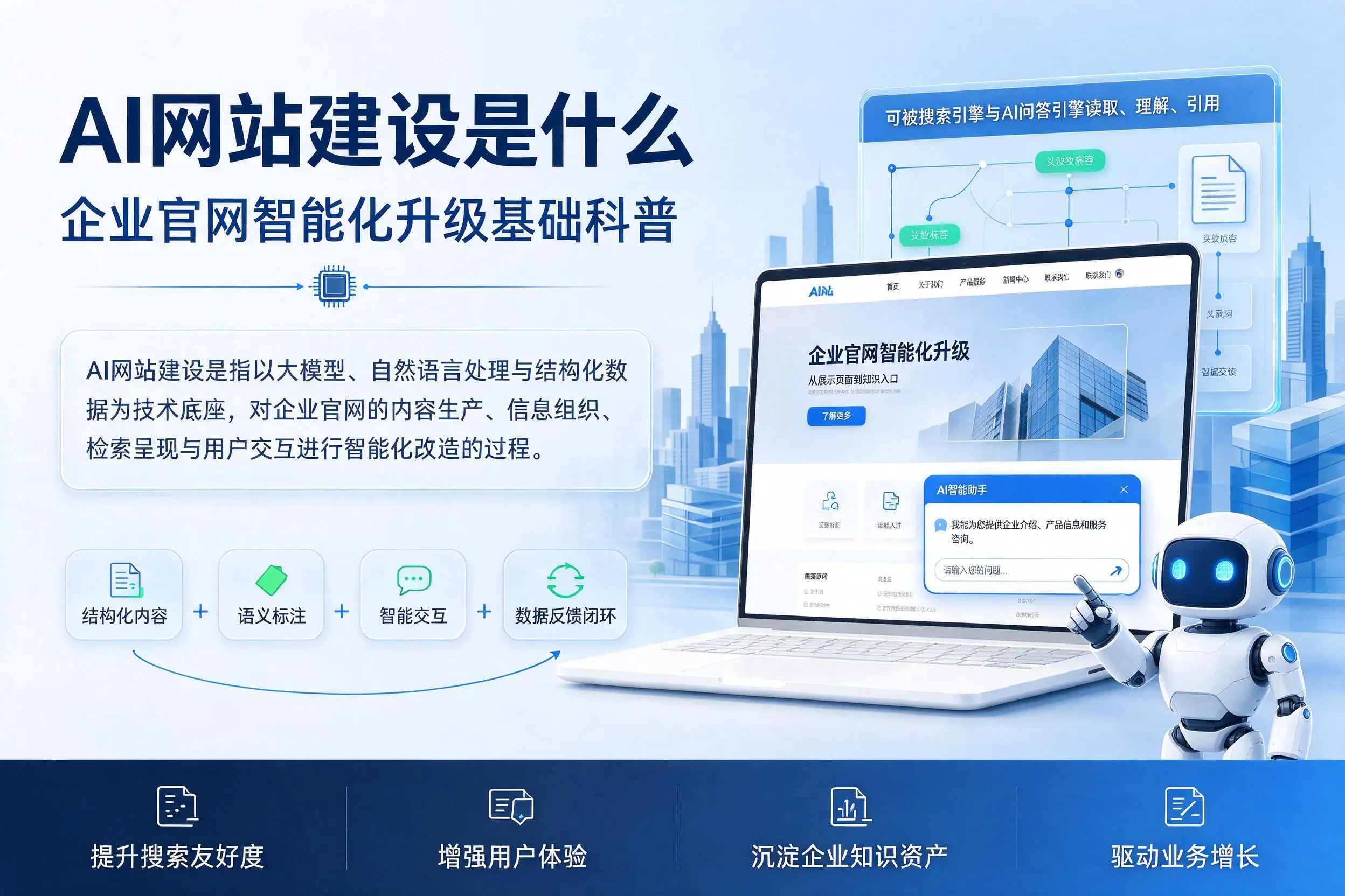 AI网站建设是什么：厦门企业官网智能化升级基础科普
