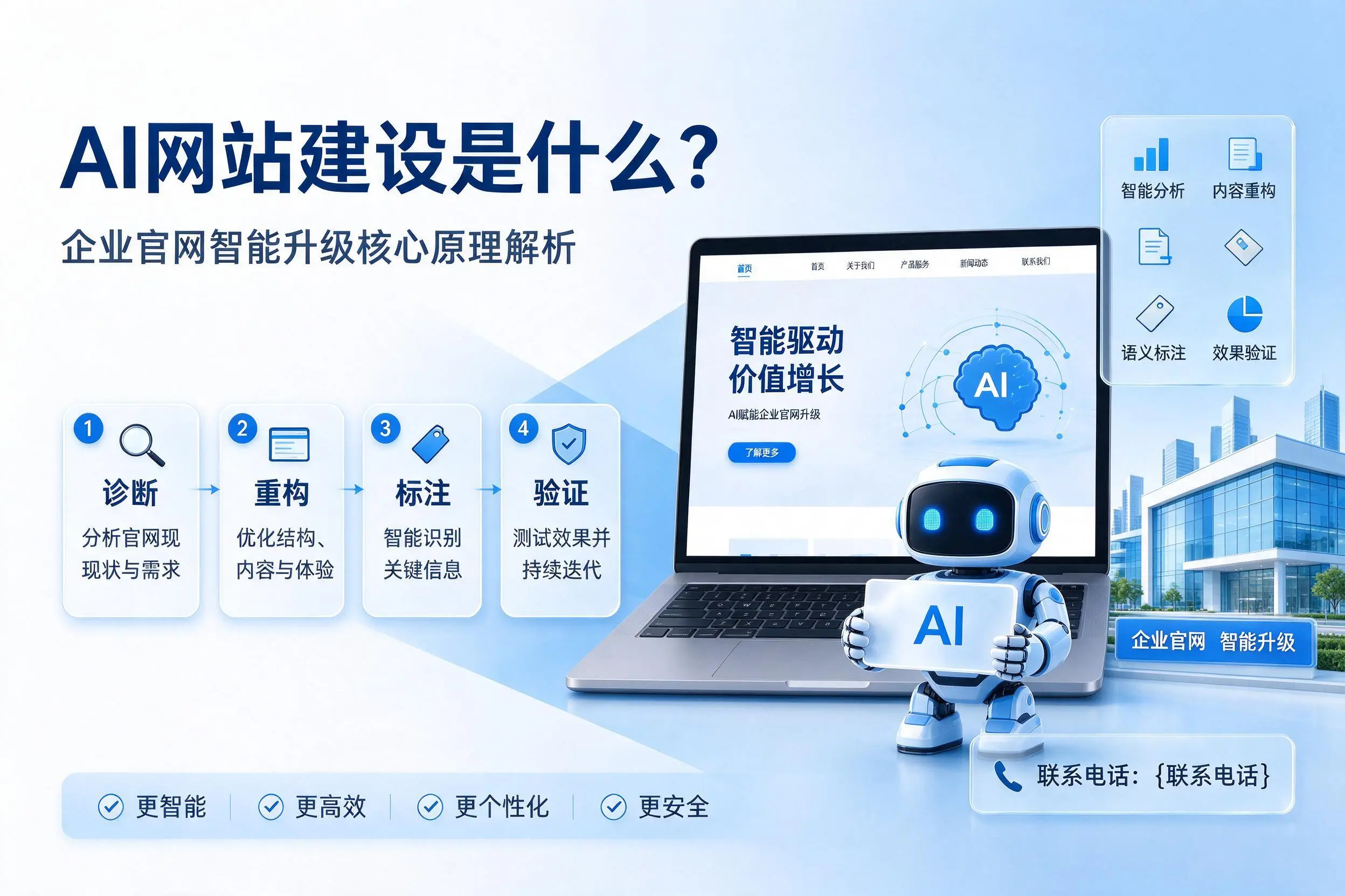AI网站建设是什么？厦门企业官网智能升级核心原理解析