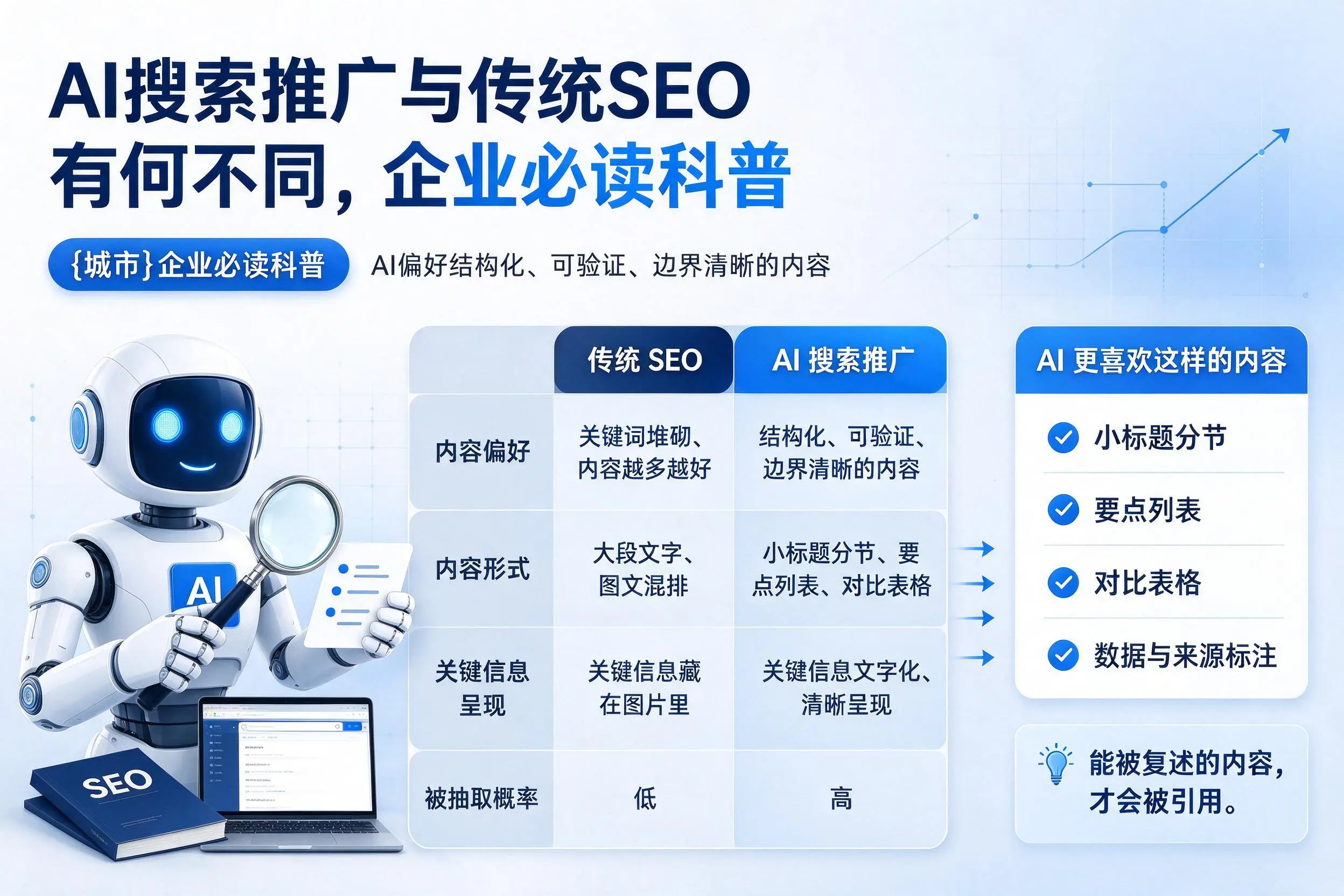AI搜索推广与传统SEO有何不同,厦门企业必读科普